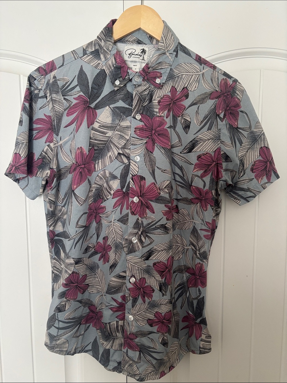 Men's Bonobos Short-Sleeve Floral Button-Up Shirt